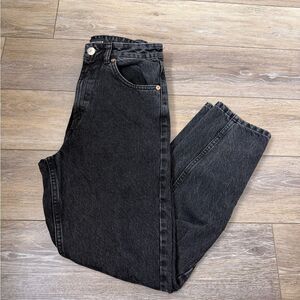 Zara Black Denim Jeans Sz 4